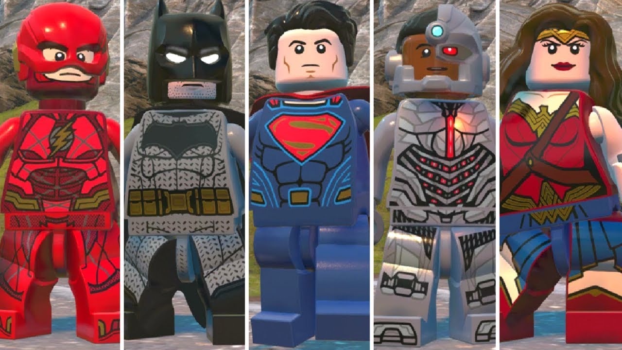 All DC Movie Character Pack DLC Characters in LEGO DC SuperVillains