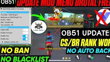 P2077KNG CHEAT V7.6 MOD MENU OB51 FULLY 100% SAFE FF MOD CS | BR RANK WORKING BY BRAND CHEATS