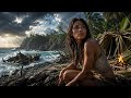 Survival skills : She Survived Alone on Island for 365 Days | Survival challenge videos | Bushcraft