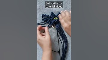 Spooky Halloween Bat | Halloween Decor | #shorts #ytshorts #viral #halloweendecor #macrame #bat