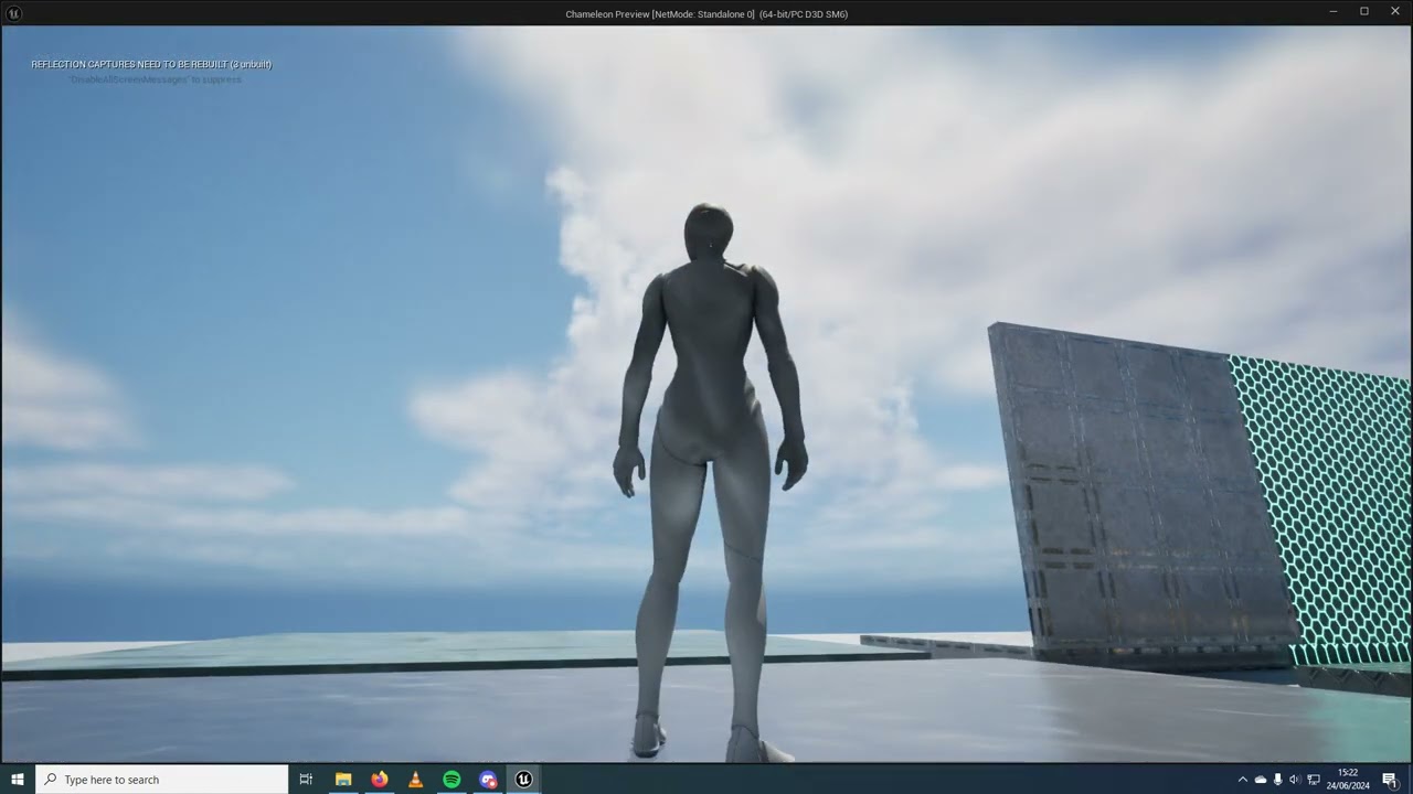 Chameleon Skin Camo in UE5 Demo (with foilage)
