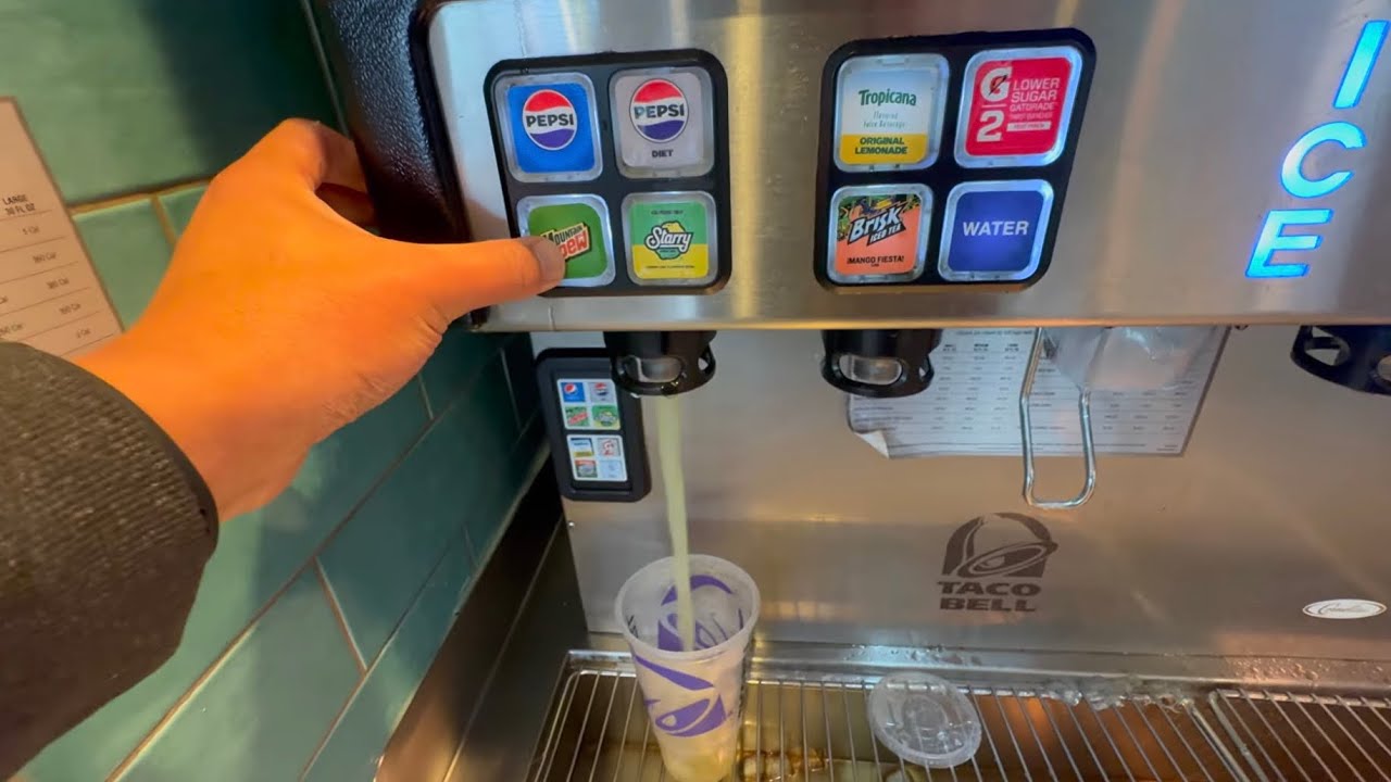 Awesome Soda Refill Compilation POV ASMR Getting Drinks at Soda Fountain Coke Pepsi Dr Pepper Sprite