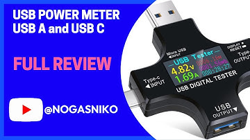 2 in 1 Type C USB Tester LCD USB C Voltage Current Amp Detector DC3.6-30V/0-5.1A - FULL REVIEW