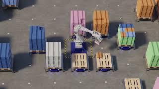 Robotic Arm Case Picking