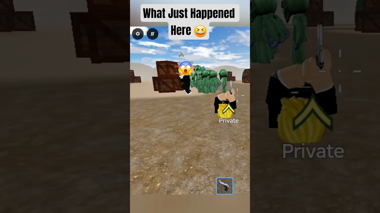 What Just Happened Here 😆 Roblox Glitch Military vs Aliens #robloxcomedy #robloxmilitary