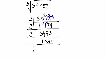 How to Find Cube Root of 35937 by Prime Factorization / 35937 cube root / Prime Factors of 35937