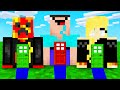 DO NOT CHOOSE The WRONG Door In Minecraft! (Preston, Brianna, Noob1234)