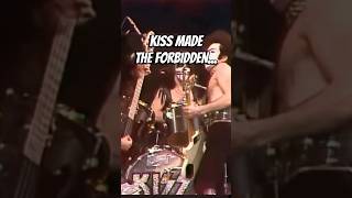 Kiss made the forbidden..and scored a hit. #kiss #rockmusic #disco #music #heavymetal #shorts
