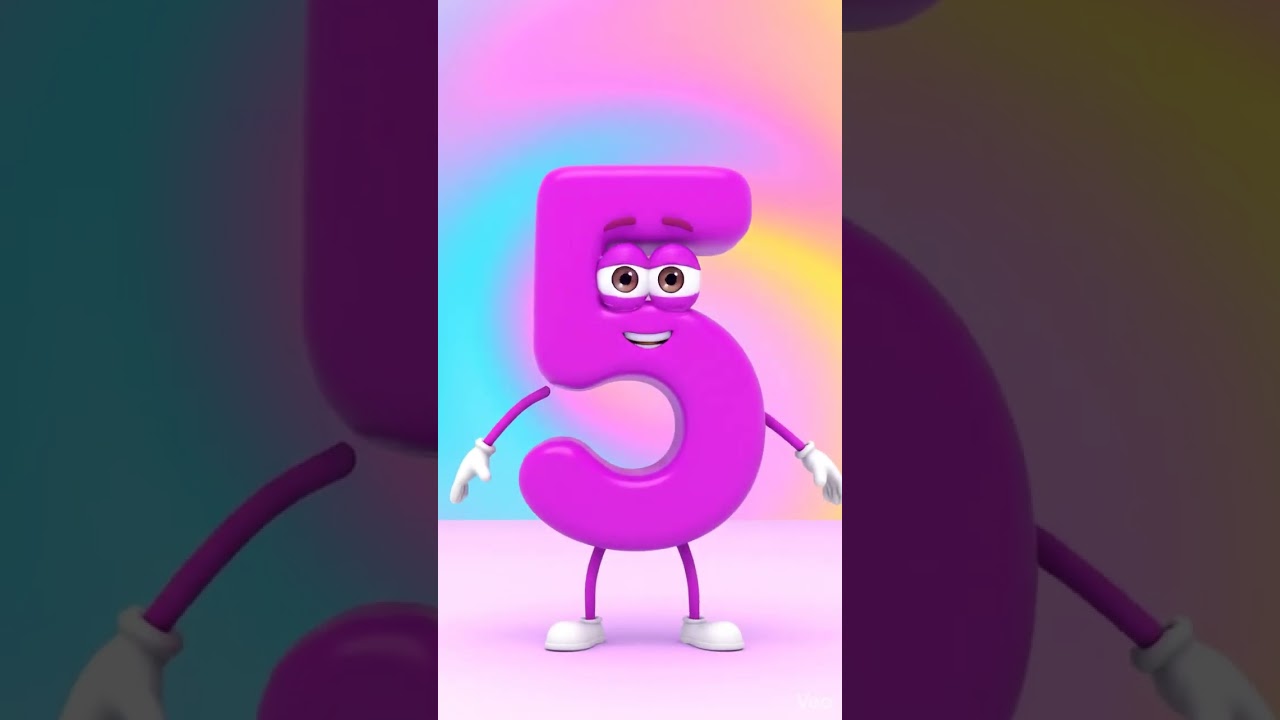 Изучаем числа от 1 до 10 | Веселый мультфильм в стиле Pixar 