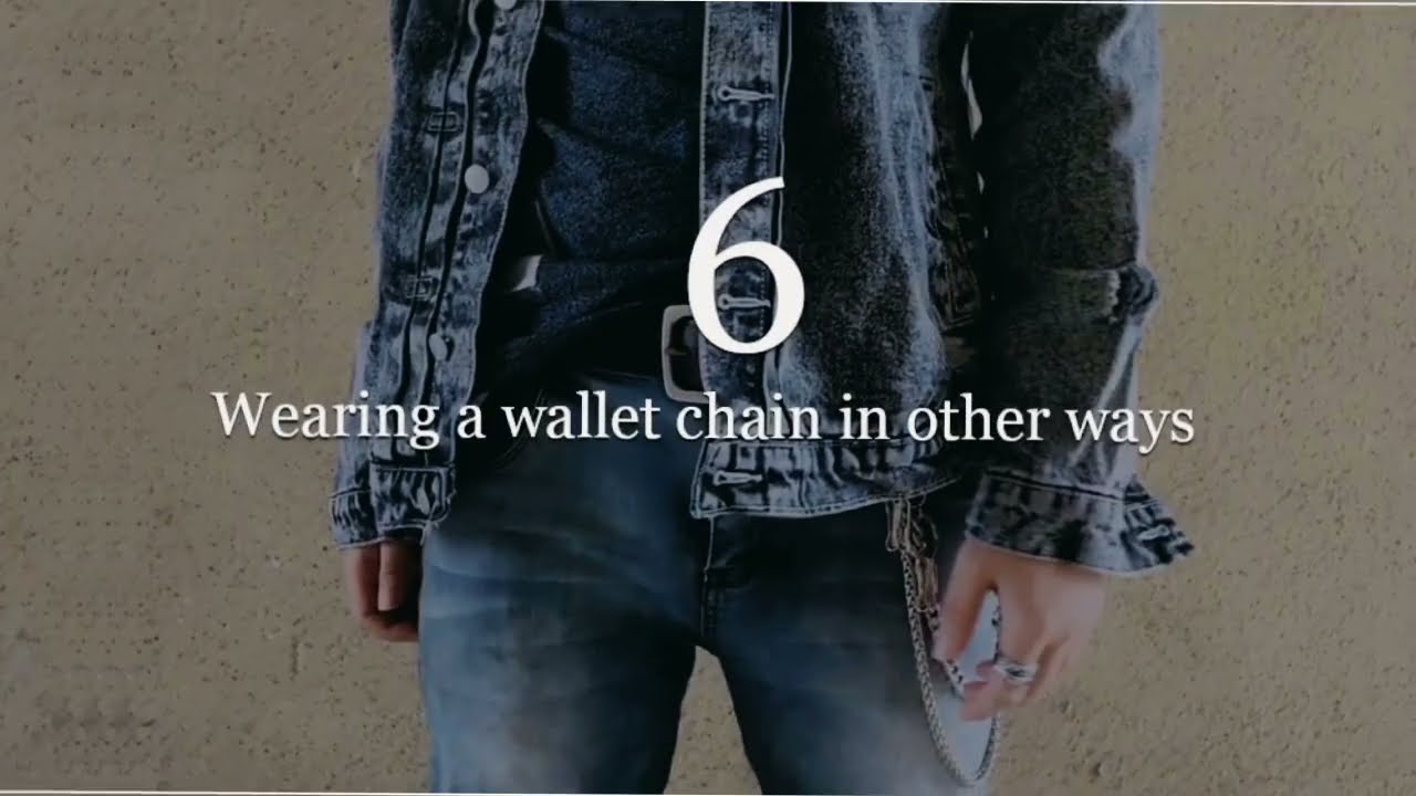 How To Wear A Wallet Chain Without A Wallet
