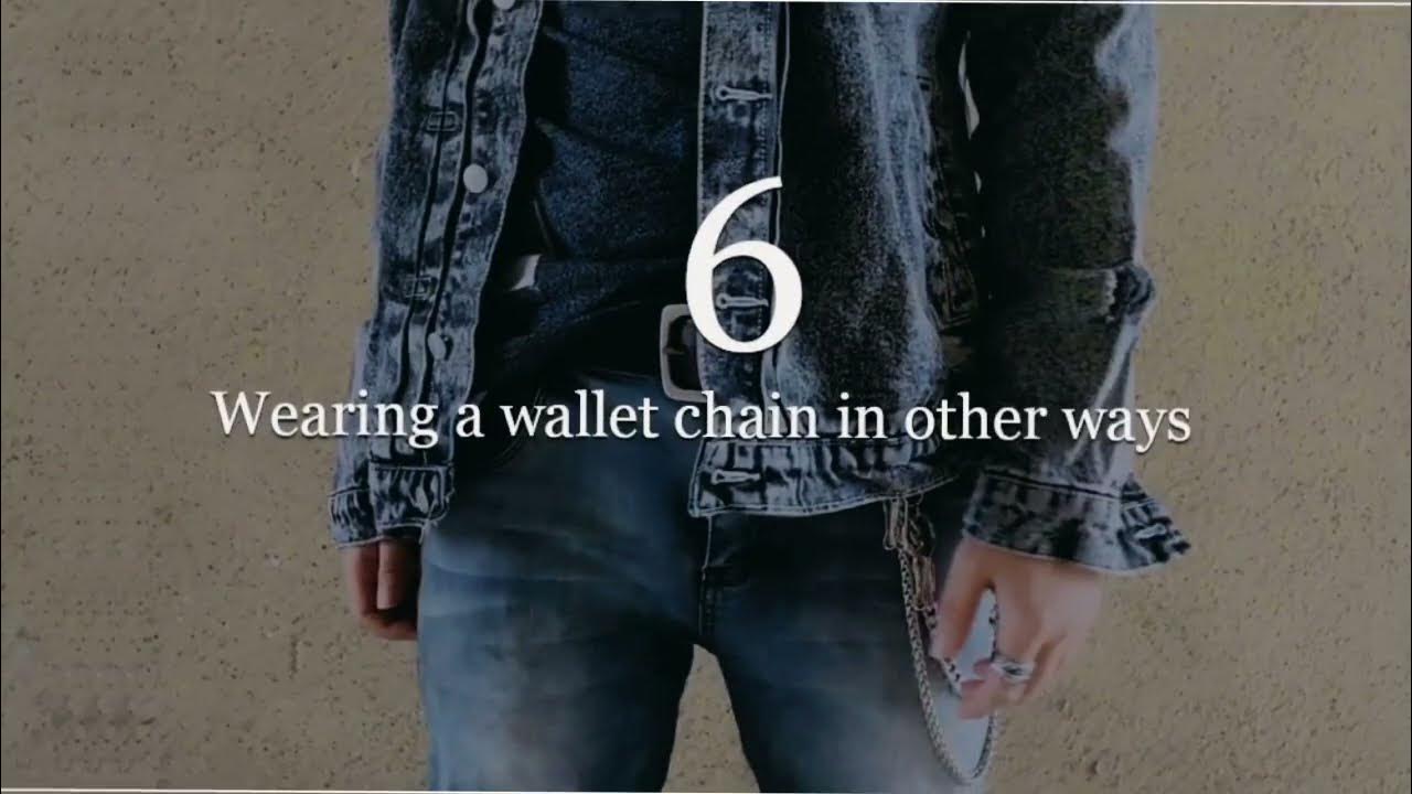 How to Wear A Wallet Chain in 5 Ways – iwalletsmen