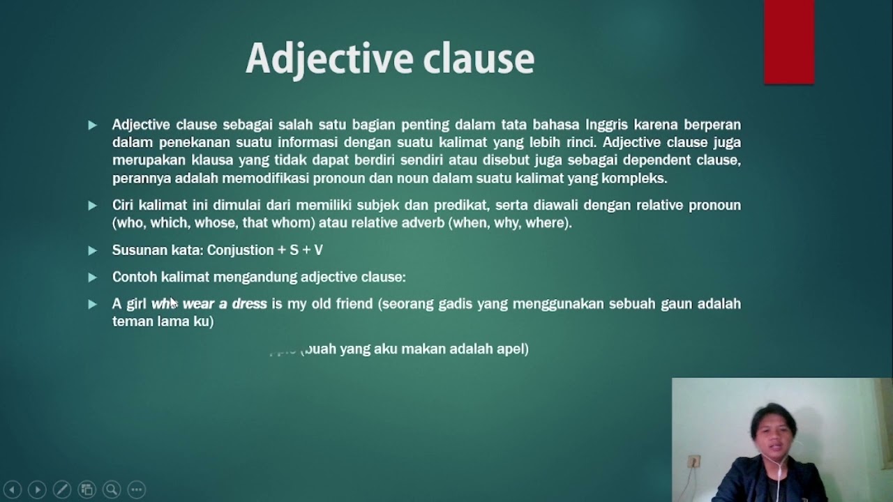 Adalah noun clause Pengertian Adverb