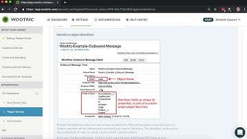 How to trigger surveys from Salesforce through Wootric