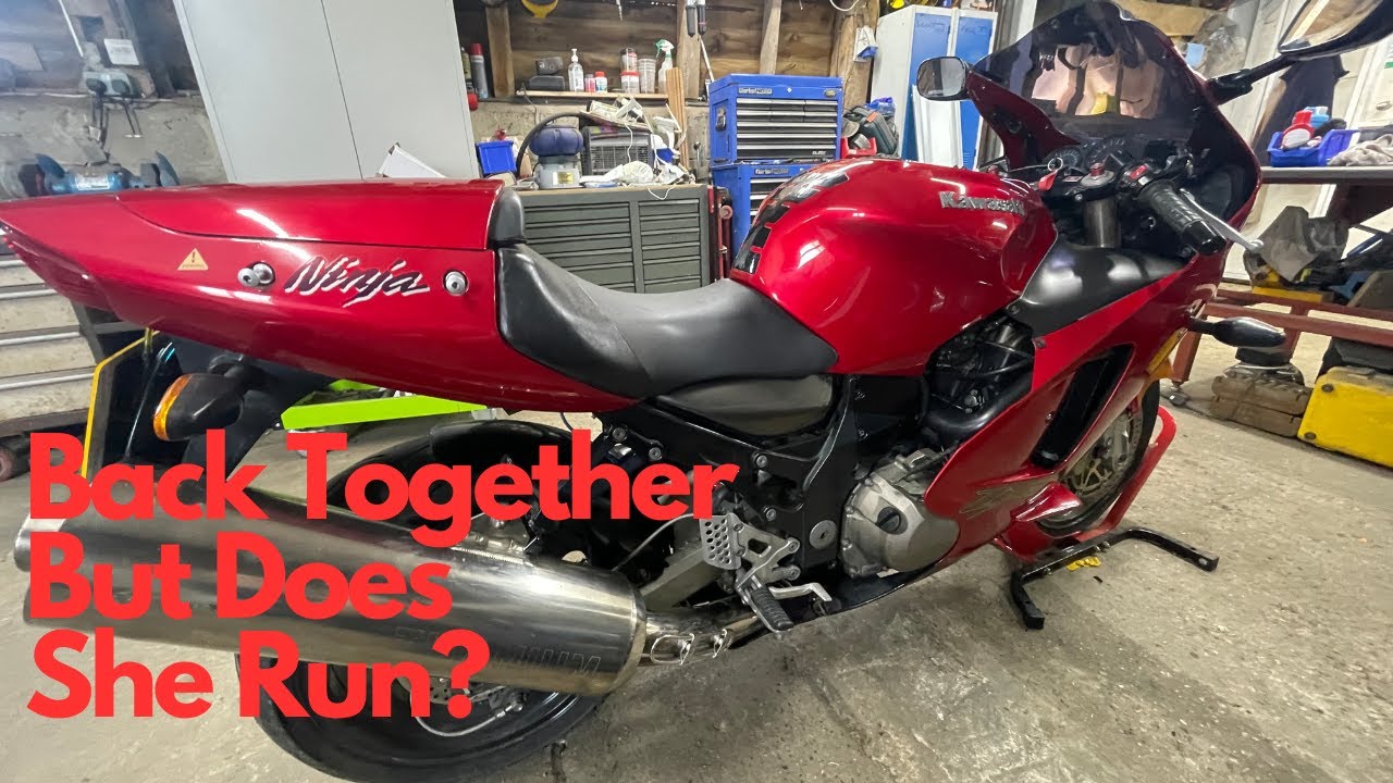 ZX12r Installing The Engine And Finishing The Job - YouTube