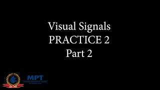 Visual Communications (Flashing Light): PRACTICE 2 part 2