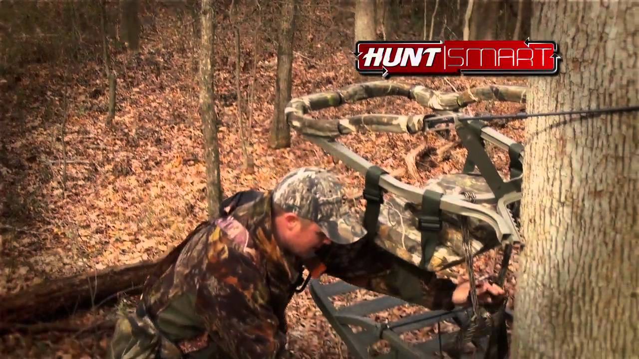 Using the Summit Viper climbing treestand YouTube