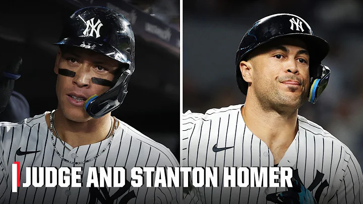 Aaron Judge and Giancarlo Stanton blast 2-run HRs in the SAME INNING 💪 | ESPN MLB