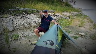 The North Face Storm Break 1.  Complete setup, Rain Test & Review.