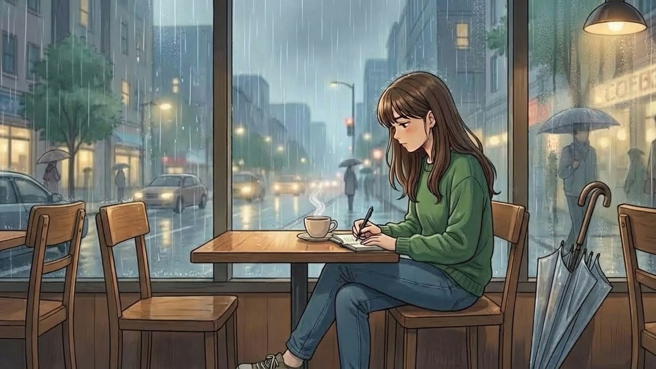 Loft Chill Rain – Lofi Café Ambience for Focus & Flow