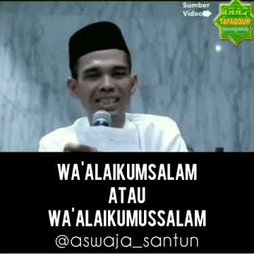 Ceramah 1 menit - USTADZ ABDUL SOMAD Lc.MA