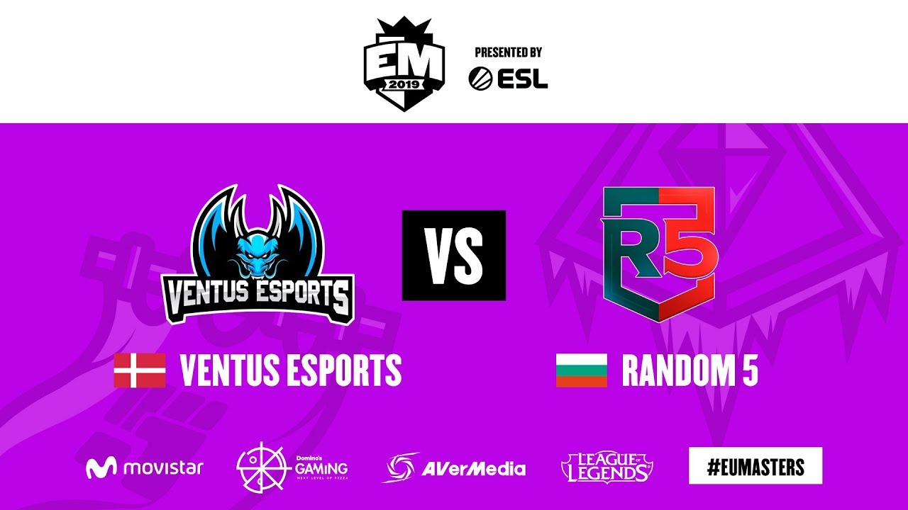 LOL - Ventus vs Random 5 - European Masters S3 - Knockouts juegos panamericanos 2019 en vivo