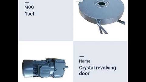 RS3400 full glass revolving door