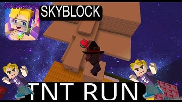MAKING TNT RUN|BLOCKMANGO SKYBLOCK