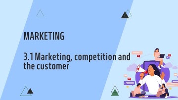 IGCSE Business Studies: Chapter 3.1 Marketing, competition and the customer