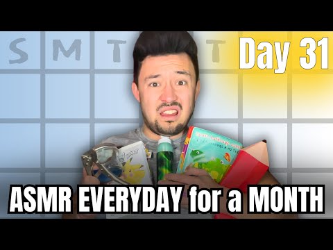 I Did ASMR EVERYDAY for a MONTH!