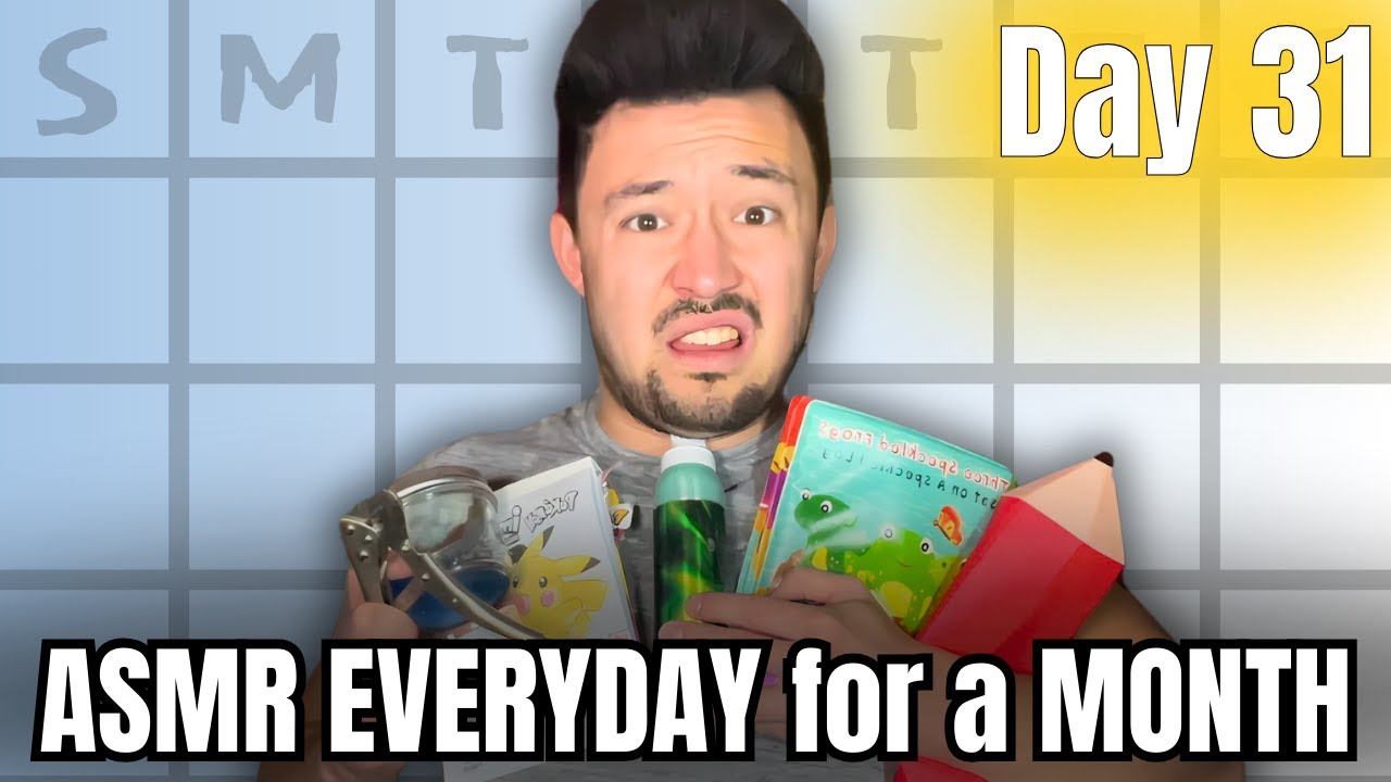 I Did ASMR EVERYDAY for a MONTH!