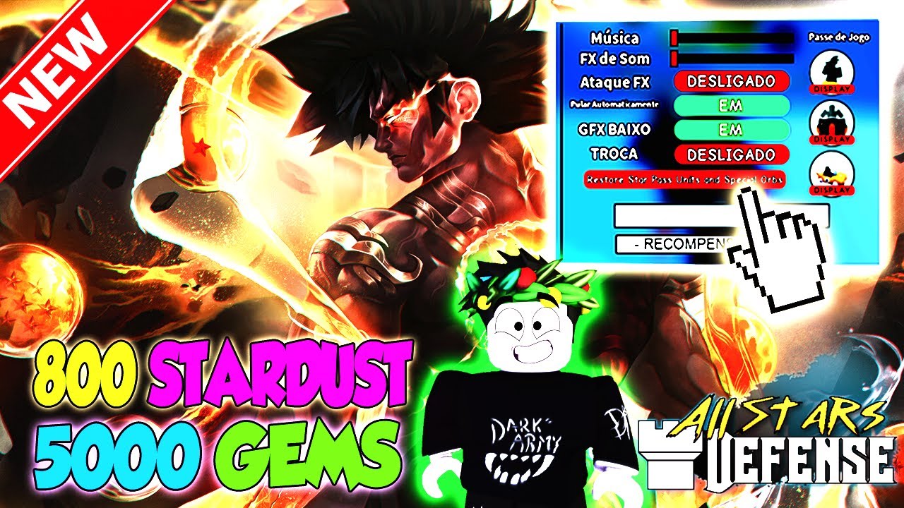 CORRE!! NOVO CÓDIGO STARDUTS ALL STAR TOWER DEFENSE 2023! ROBLOX