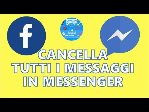 Come cancellare tutti i messaggi su Facebook in un colpo solo