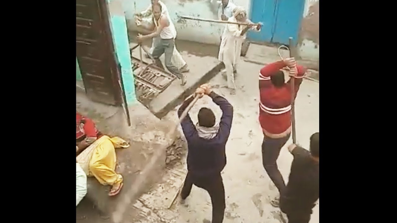Group fight in village part #1 - YouTube