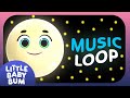 [ 2 HOUR LOOP ] Sensory Moon Bedtime Songs | Relaxing Sensory Animation | Lullabies for Babies