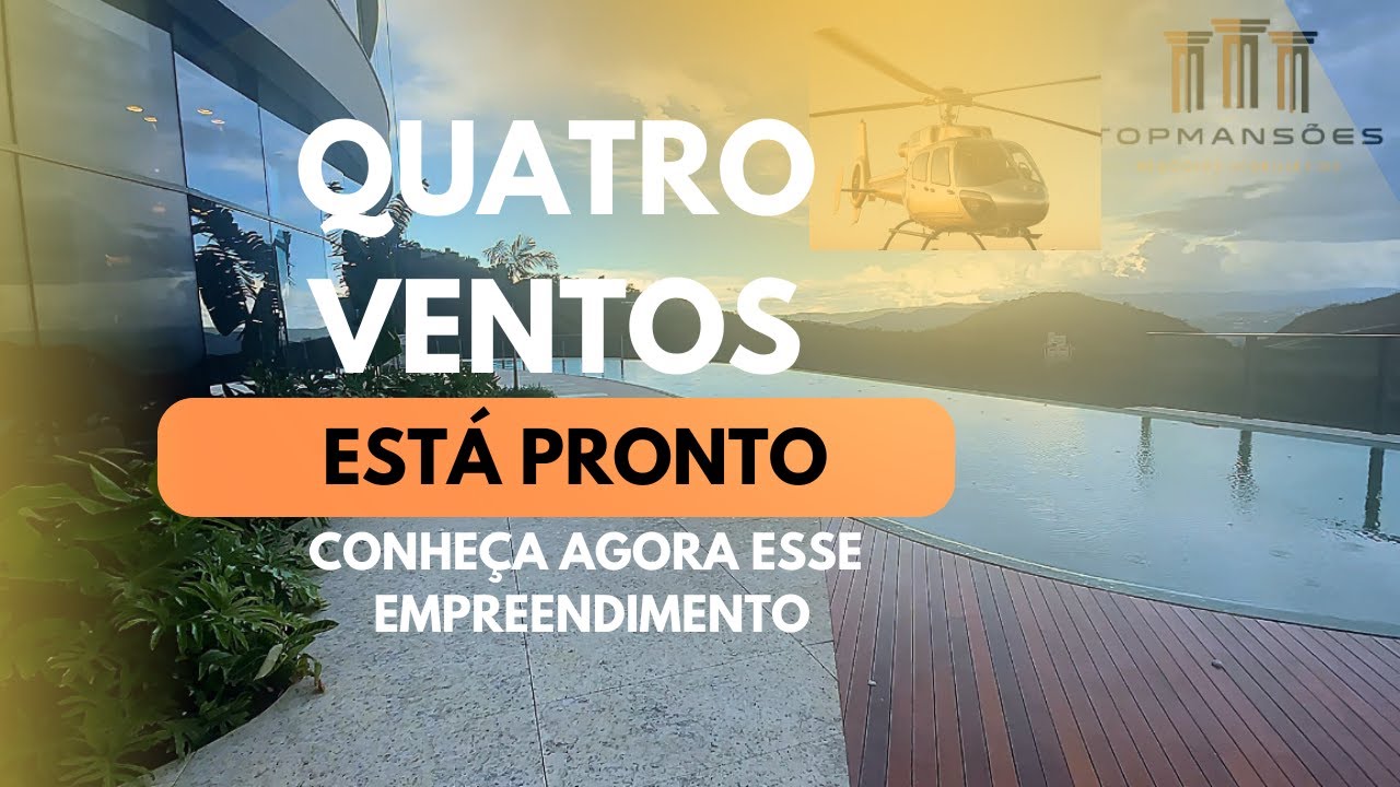Quatro Ventos está pronto!! Veja os detalhes desse empreendimento magnífico!!