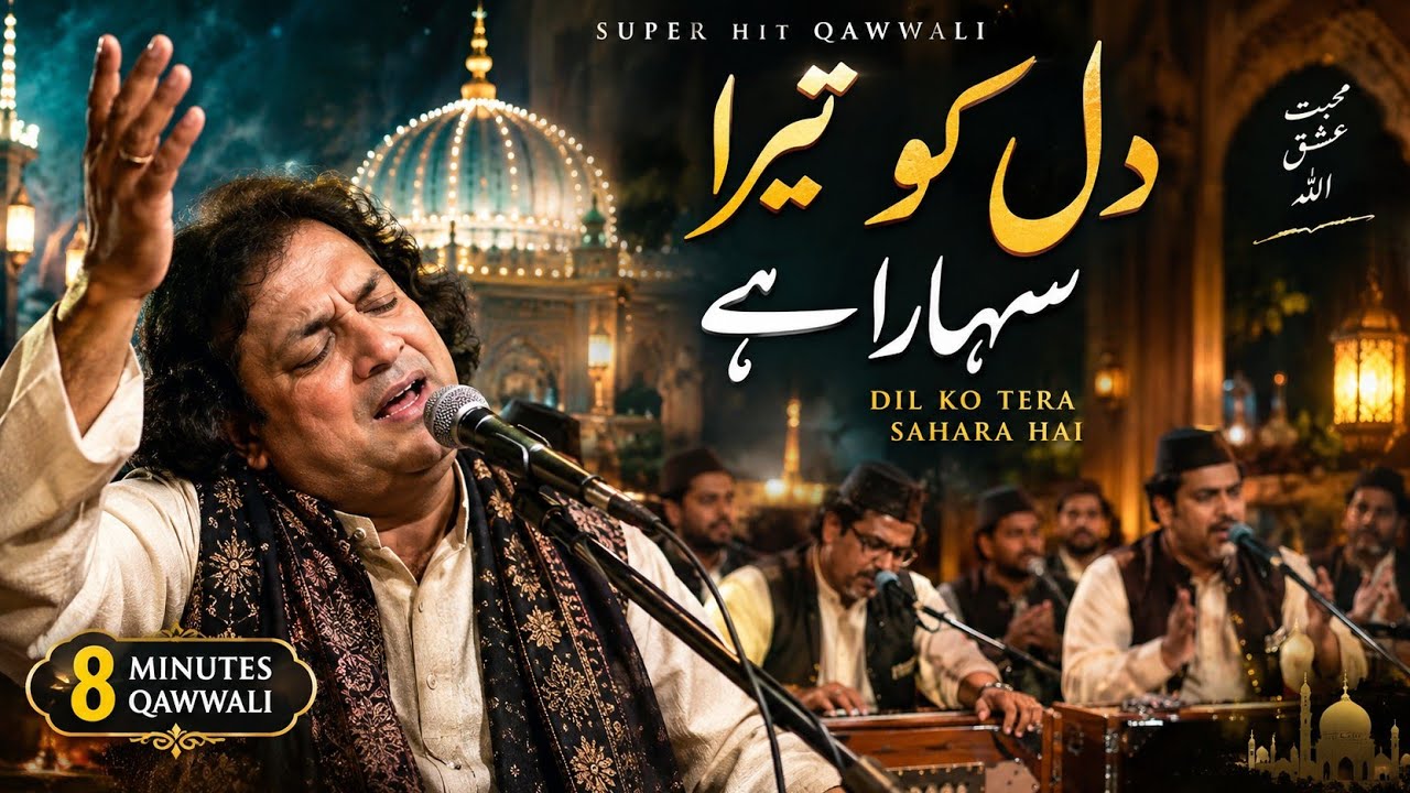 Dil Ko Tera Sahara Hai | Heart Touching Sufi Qawwali | New 8 Minutes ...