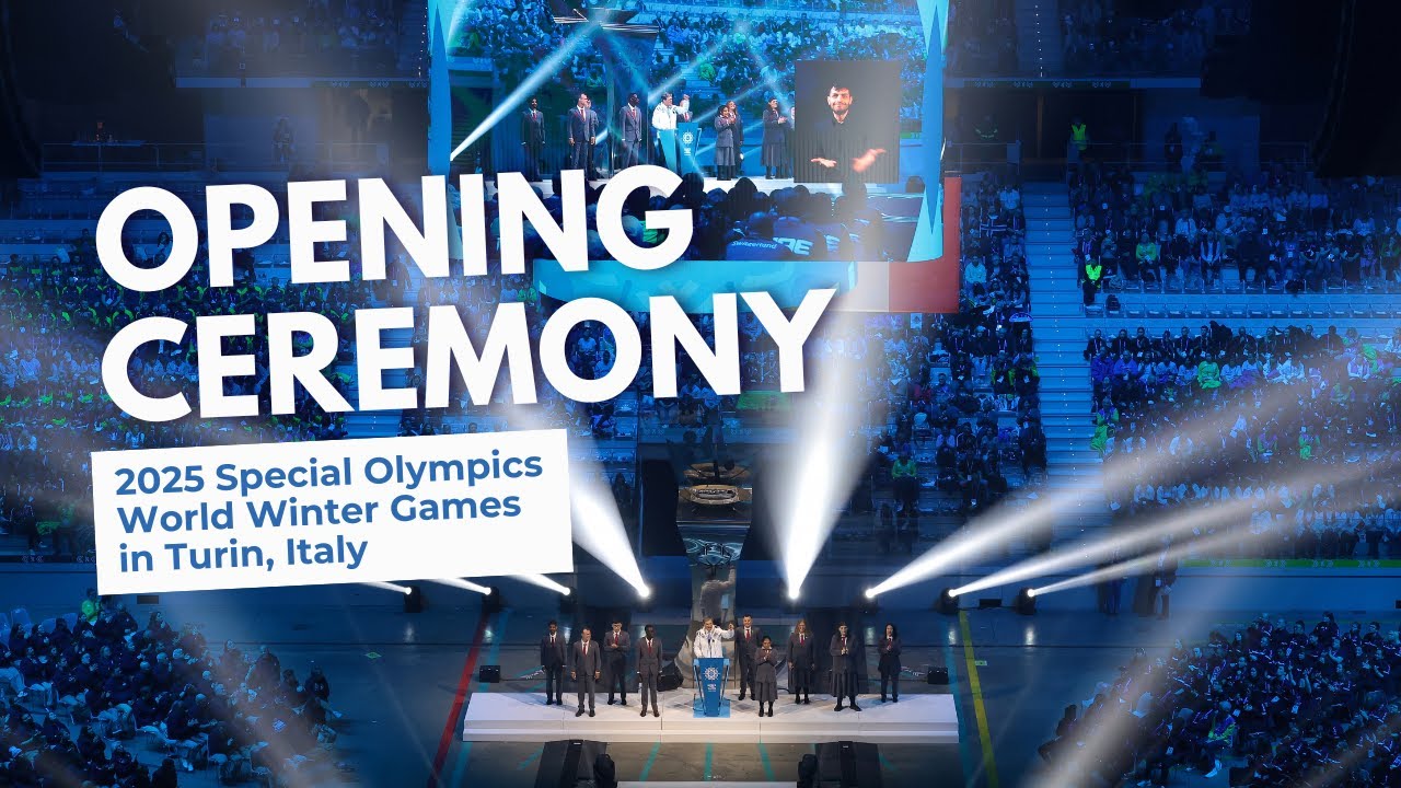 Special Olympics World Winter Games Opening Ceremony 2025 in Turin ...