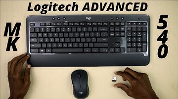 Wireless Keyboard and Mouse Combo - Logitech ADVANCED MK540