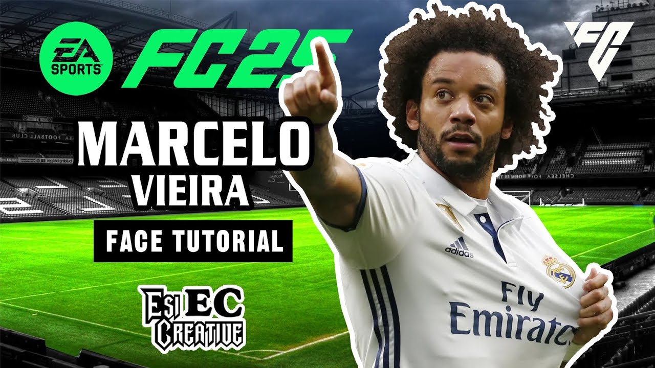 Marcelo face tutorial creation EA FC 25 proclubs and creere mod.
