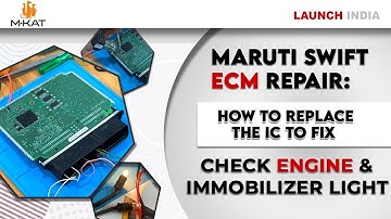 Maruti Swift ECM Repair: Learn How to Replace the IC to Fix Check Engine & Immobilizer Light