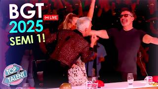 BGT 2025 Semi-Finals - BEST Auditions on Semi-Final 1 & Results! (Week 9)
