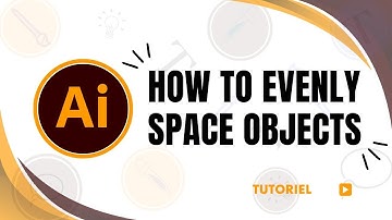 How to evenly space out objects in Illustrator