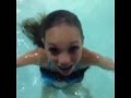 Maddie ziegler having fun at the pool