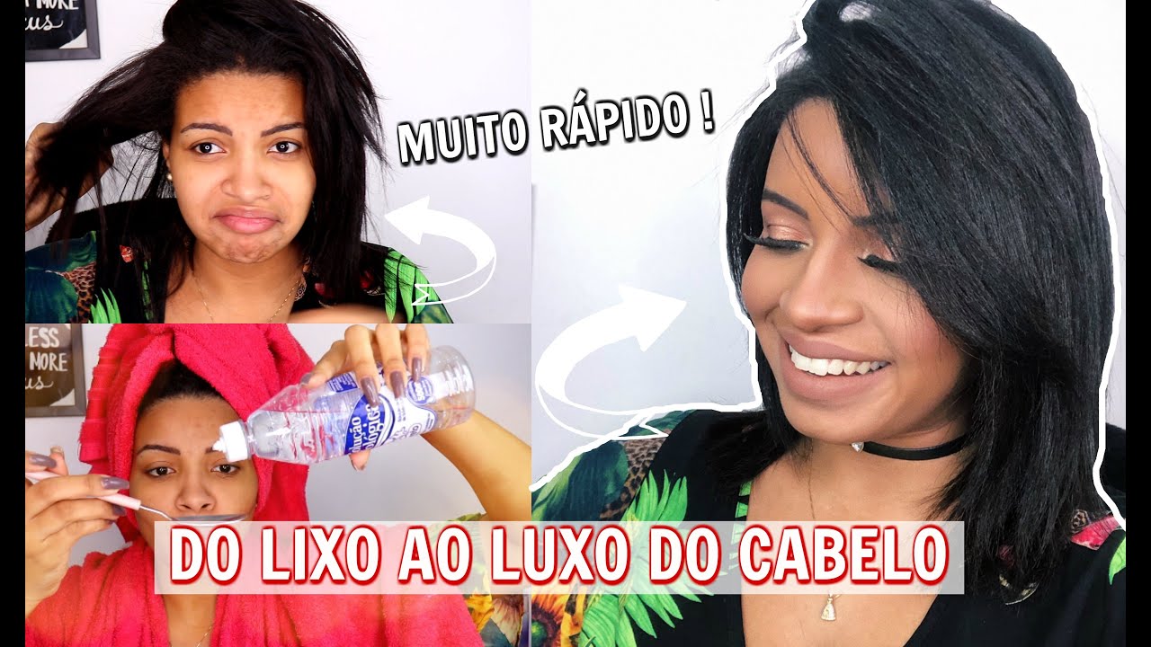 HIDRATAÇÃO CASEIRA  RAPIDINHA EFEITO PROFISSIONAL