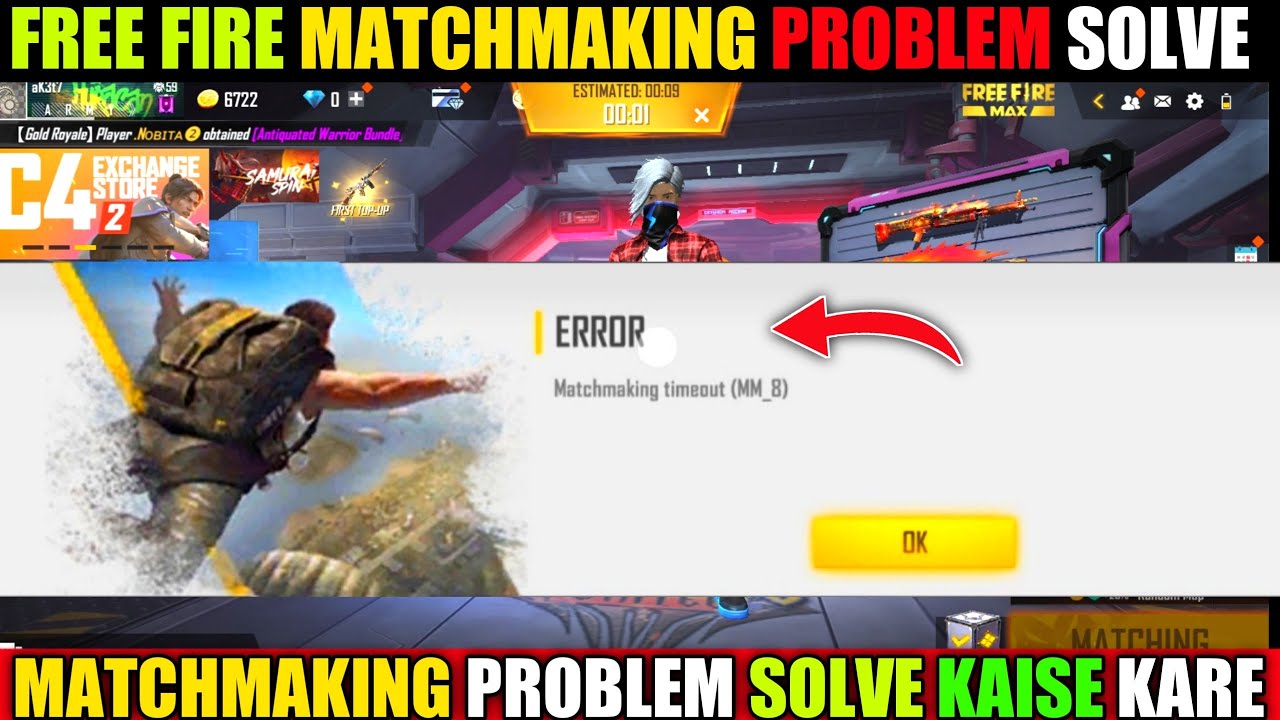 Matchmaking Problem In Free fire | Free fire Matchmaking Problem
