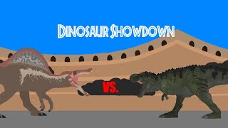 Dinosaur Showdown Episode 9 - Jp3 Spinosaurus Vs. Speckles The Tarbosaurus