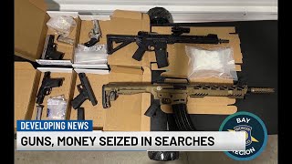 MSP: Guns, drugs seized following searches in Saginaw Co.