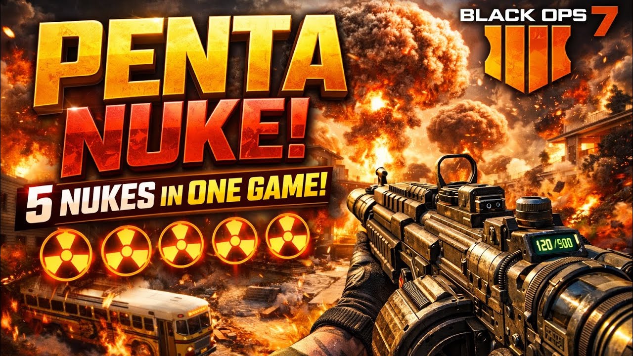 I Dropped a PENTA NUKE (5 Nukes in One Game) MK78 Best LMG Setup