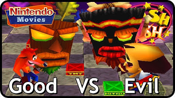 Crash Bash - Adventure Mode - World 4 (2 Players, All Gems, All Crystals)