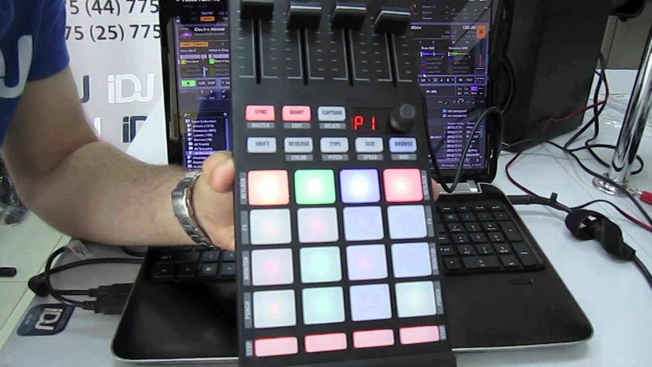 Обзор Native Instruments Traktor Kontrol F1 от iDJ.by - YouTube